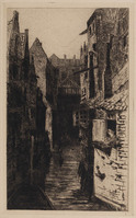 KG 08963b
<br/>
Oude gracht in Dordrecht
<br/>
<em>Storm van 's-Gravesande, Carel Nicolaas (1841-1924)</em>